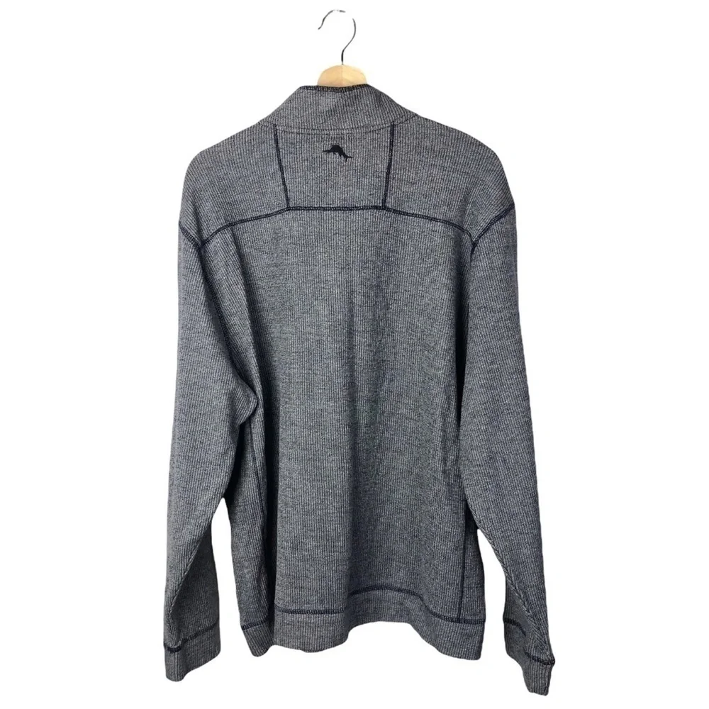 NEW Tommy Bahama Denim Blue 4‎ Button Pullover Sweater M